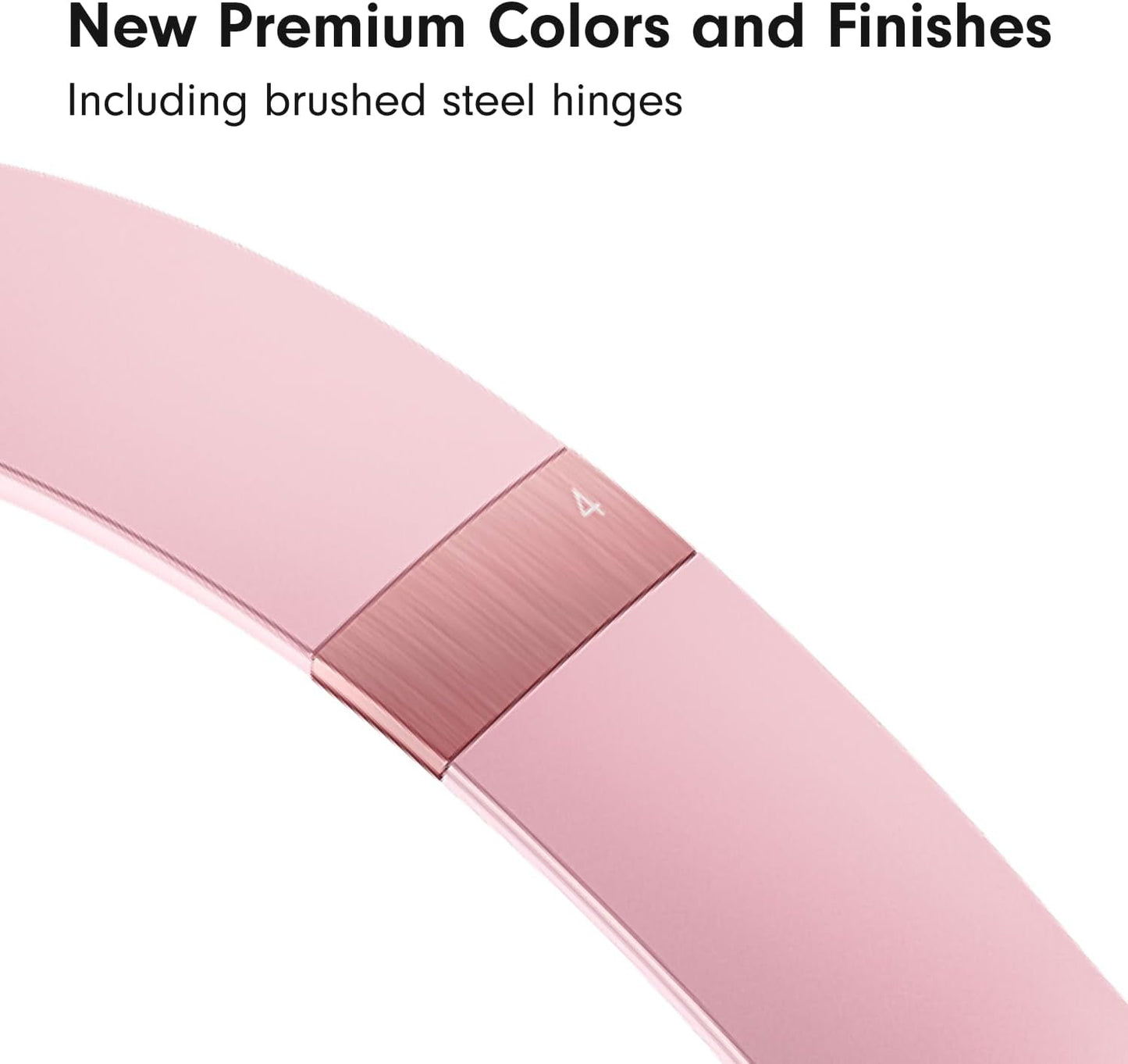 Beats Solo 4 - Wireless Bluetooth On-Ear Headphones, Apple & Android Compatible, Up to 50 Hours of Battery Life - Metallic Pink