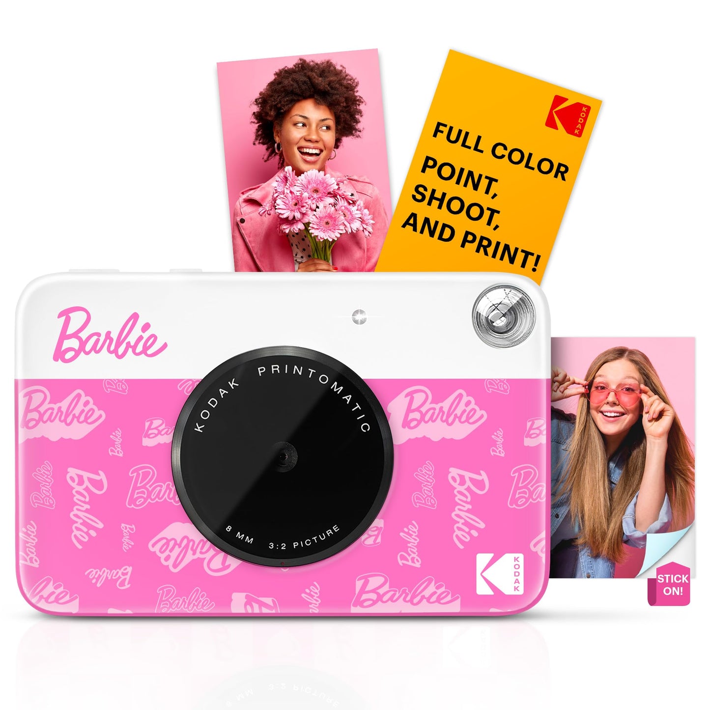 KODAK Printomatic Full-Color Instant Print Digital Camera - Colorful Photos On Zink 2x3" Sticky-Back Photo Paper - 5MP, Portable, Creative Fun Gift for Birthday, Christmas, Holiday - Green